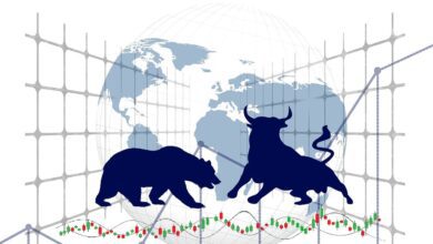 stock exchange, bull, bear, securities, market, shares, bonds, course, boom, crash, bear market, bull market, speculation, economy, capital, investors, price development, tendency, stockbroker, finance, stock exchange, bull, bull, bear market, bear market, bear market, bear market, bull market, bull market, bull market, bull market, bull market
