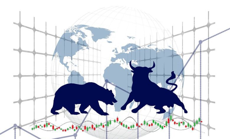 stock exchange, bull, bear, securities, market, shares, bonds, course, boom, crash, bear market, bull market, speculation, economy, capital, investors, price development, tendency, stockbroker, finance, stock exchange, bull, bull, bear market, bear market, bear market, bear market, bull market, bull market, bull market, bull market, bull market