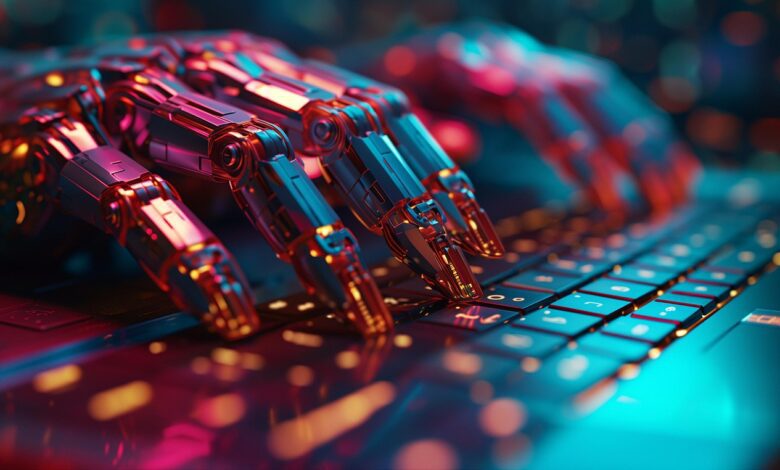 ai generated, robot, future, typing, writing, creating content, content creation, artificial content, machine learning, automated content, artificial intelligence, content creation, content creation, content creation, content creation, content creation