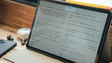 a tablet with a screen