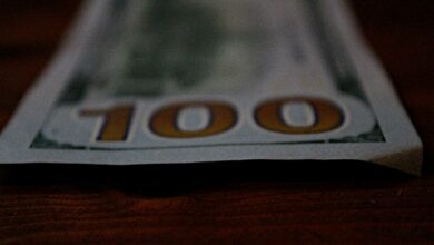 a close up of a hundred dollar bill
